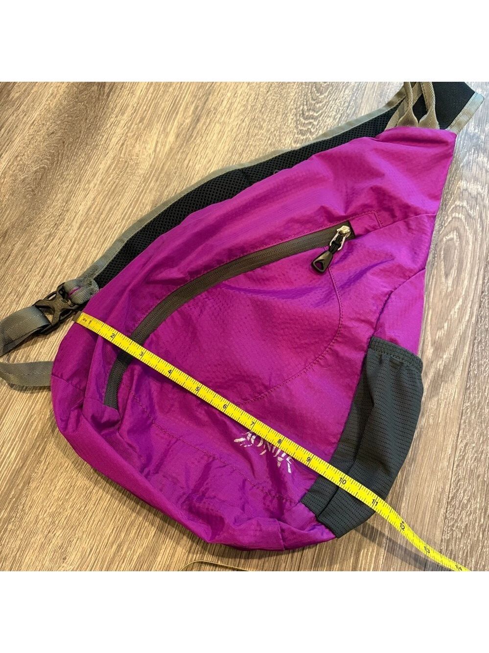 Vibrant Purple Crossbody Sling Backpack by Aonijie - Picture 5 of 5